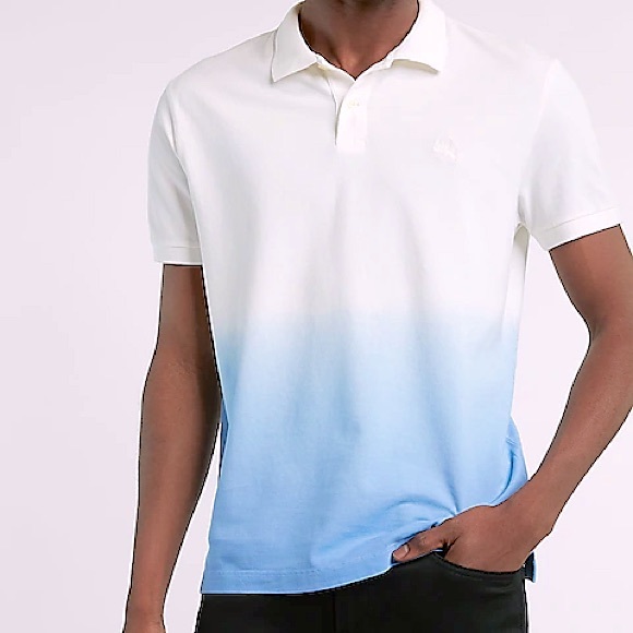 Express Other - Men’s EXPRESS Dip-Dye Lion Polo